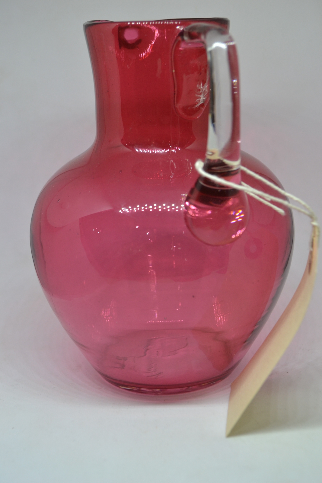 Late 19th Century Cranberry Milk Jug