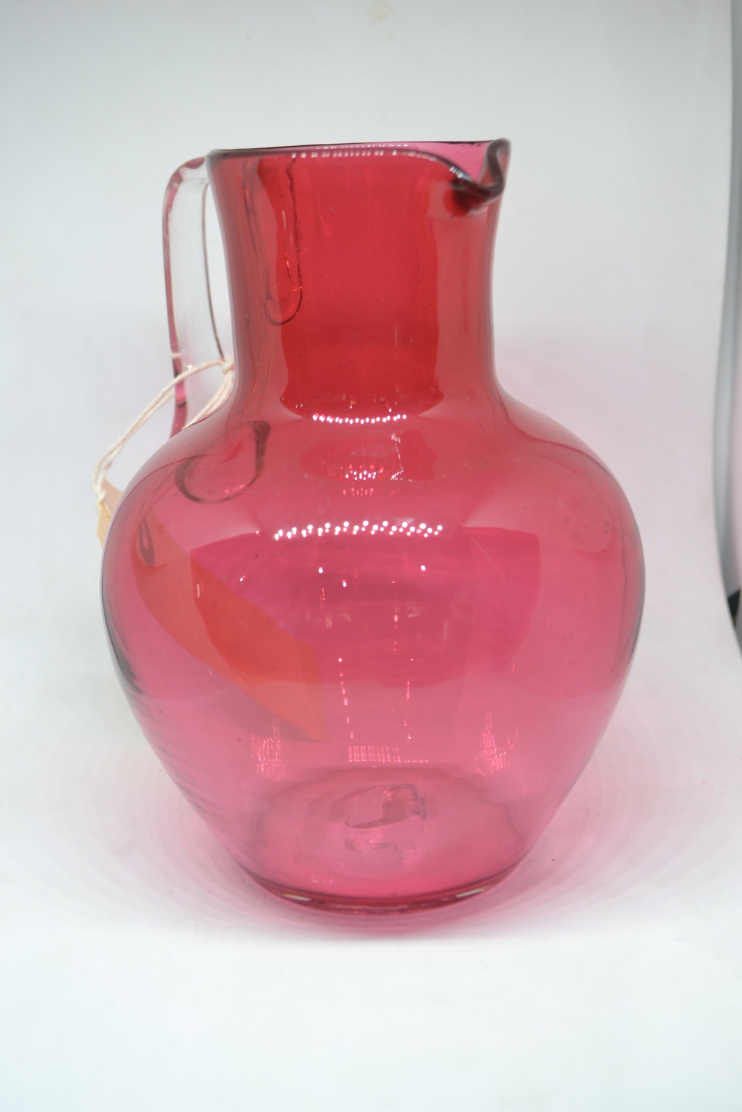 Late 19th Century Cranberry Milk Jug
