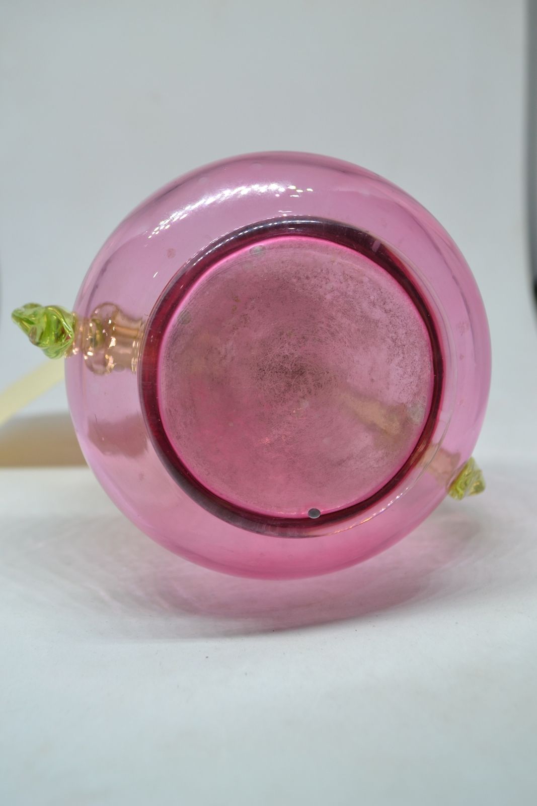 Discover our unique late 19th-century Vaseline vase, at a perfect 6 1/2 inches high. Shop now to add a vintage touch to your collection!