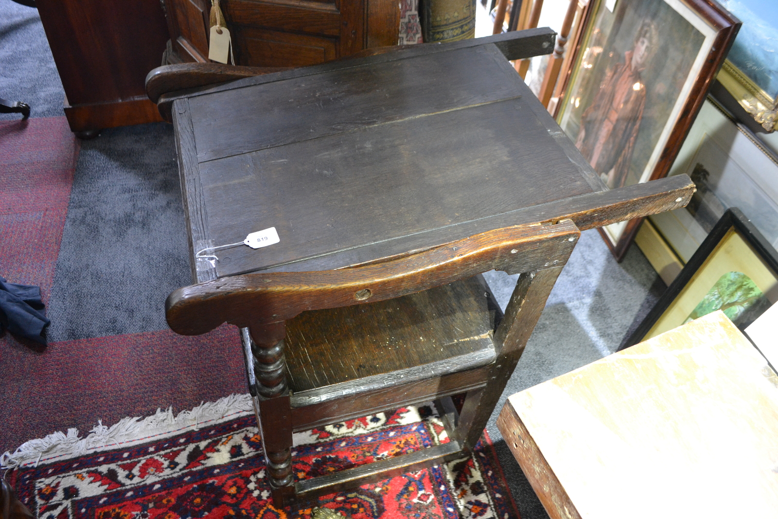 A 17th century and later, Oak Wainscot Chair