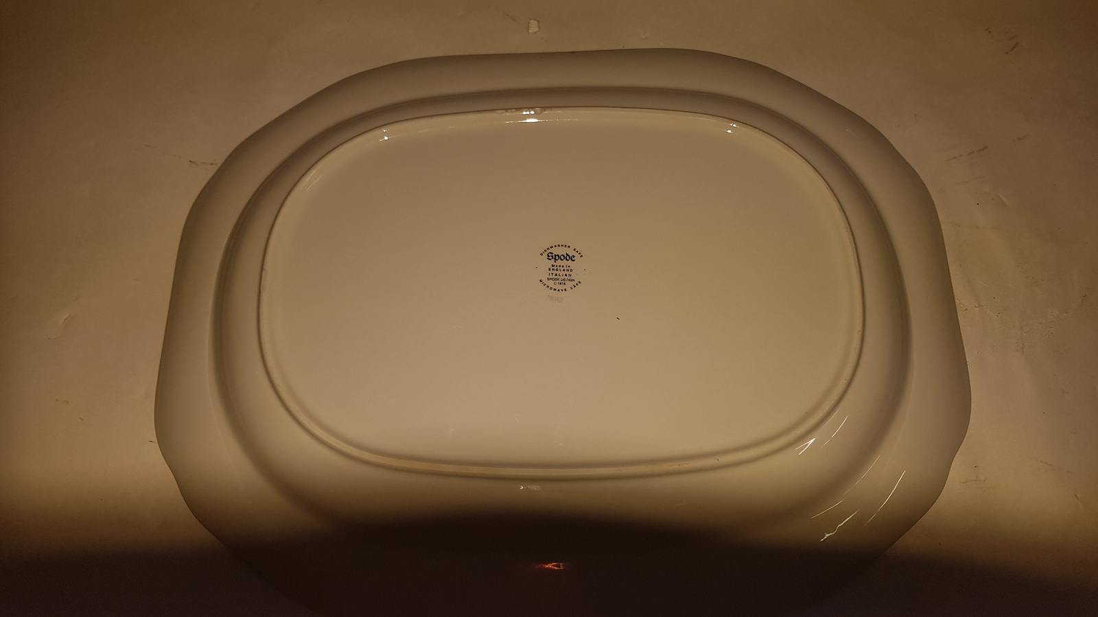 A Blue Italian Spode Platter