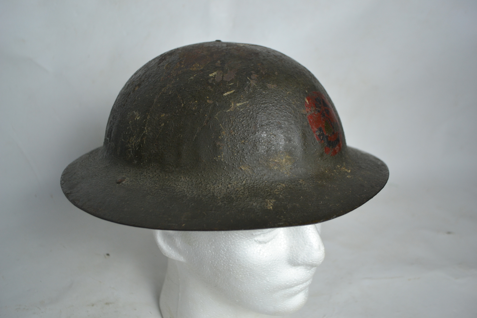 Kings Liverpool Regiment MK1 Raw Edge Brodie Helmet
