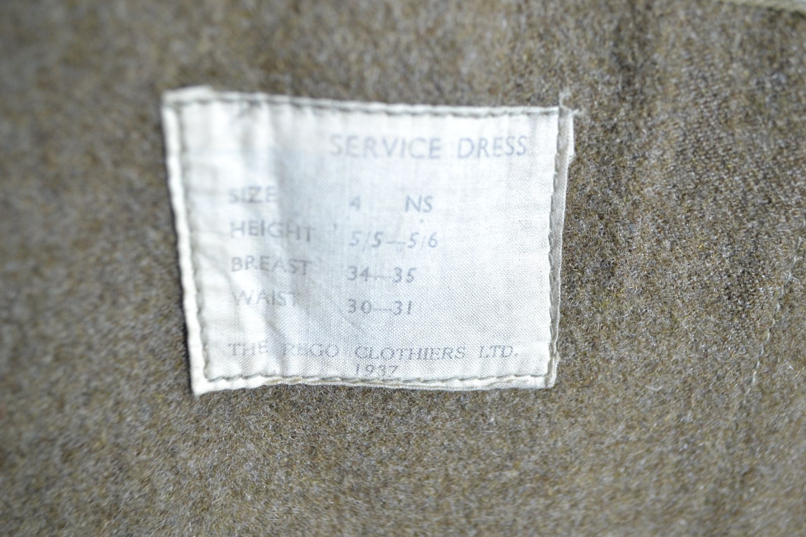 8th Army Corps Royal Engineers Sergeants Service Dress.