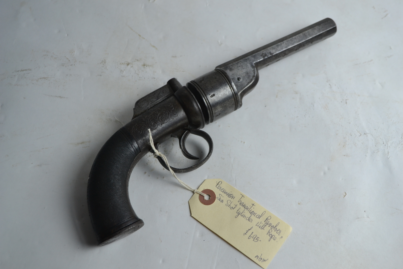 Transitional Percussion Revolver, Circa 1850.