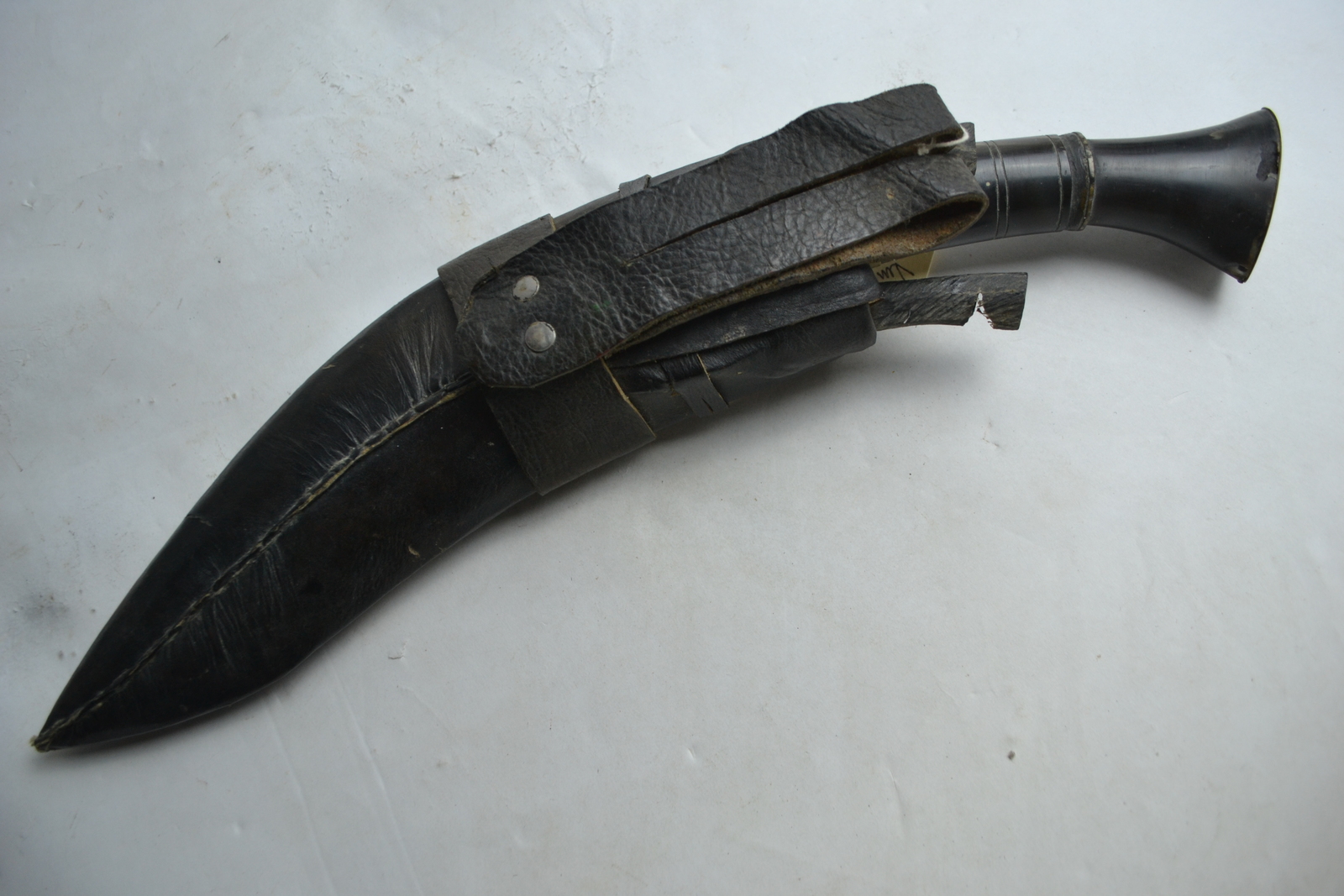 20th Century Horn Handled Kukri in Sheath