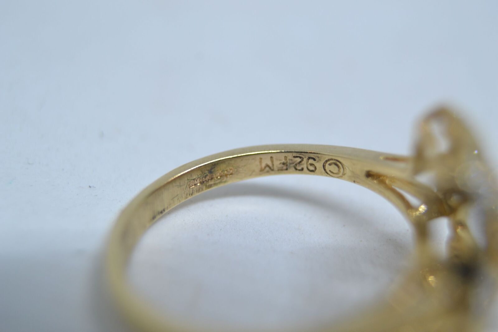 A 14ct Gold 'Emerald Lace' Ring.