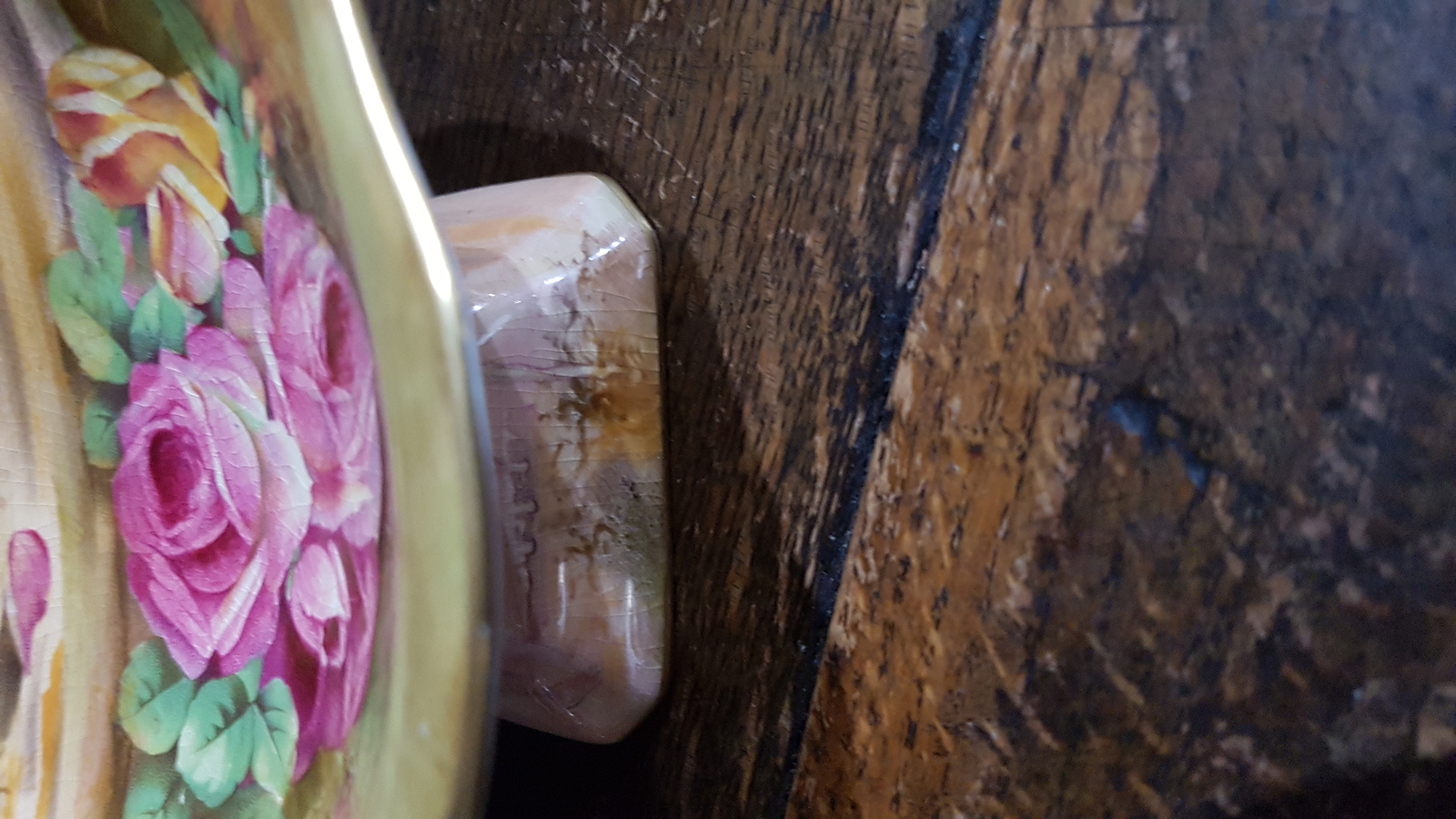 Discover our Royal Winton 1951 Porcelain Tazza. Hand-painted, signed, and in great condition. Don't miss out on this vintage masterpiece - shop now!