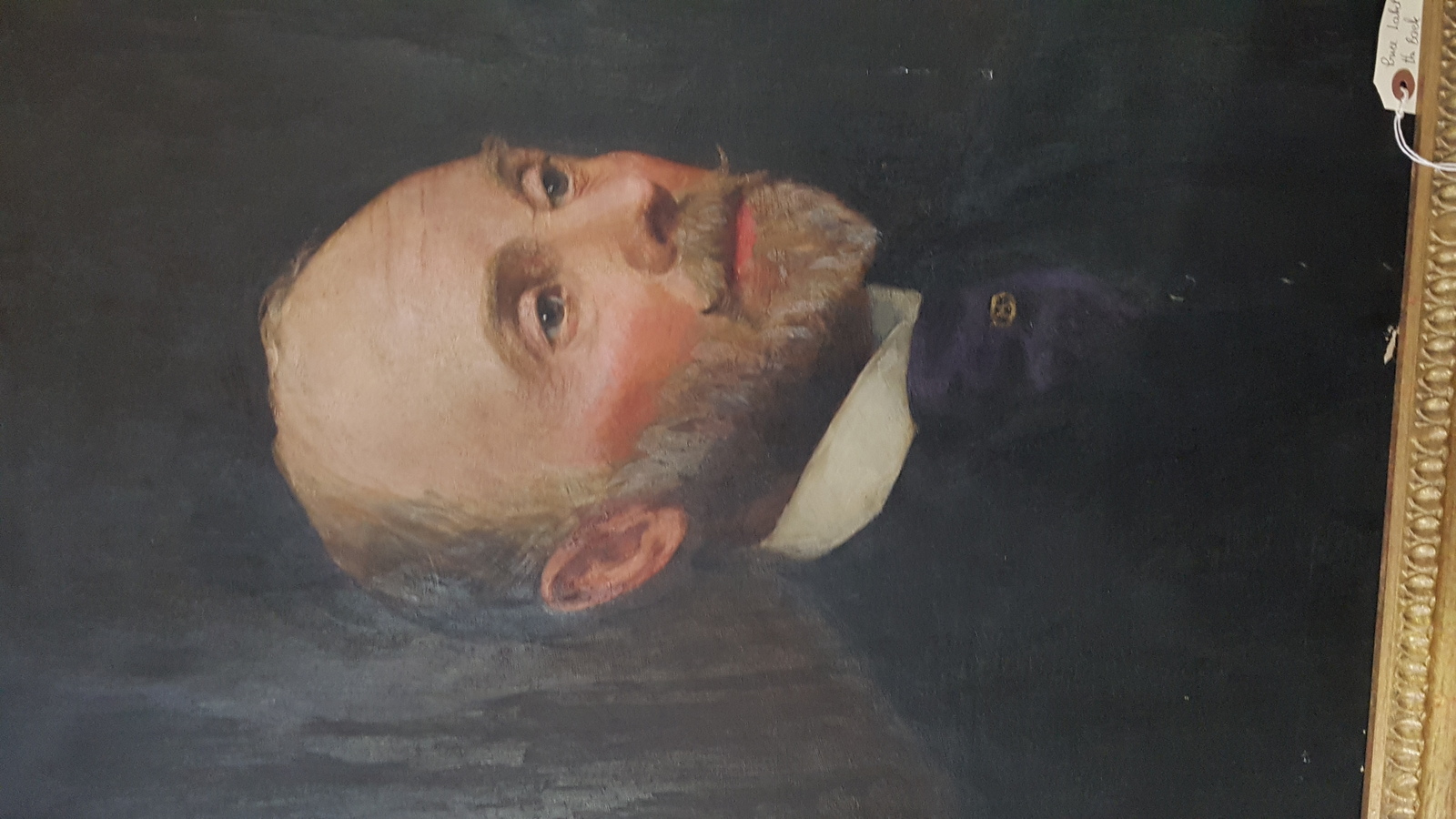 A Late 19th C. Oil On Canvas Portrait Of Horace Barry