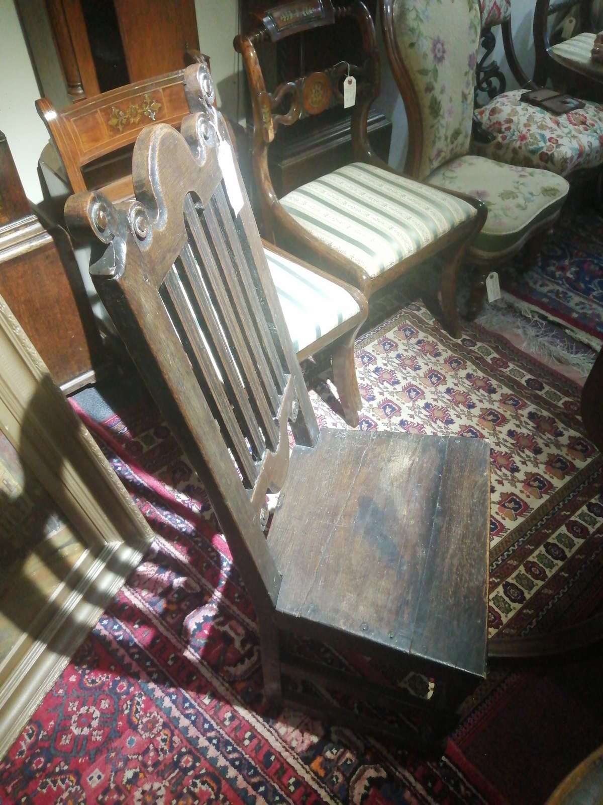 Discover our range of 17th century oak chairs, meticulously preserved in excellent condition. Shop now and add a touch of history to your home decor.