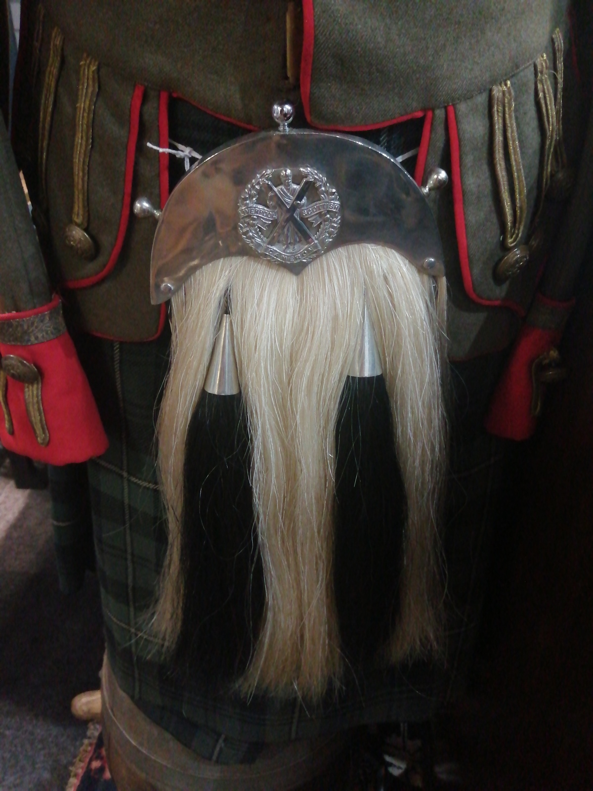 Liverpool Scottish Post 1937 Pipers Sporran.