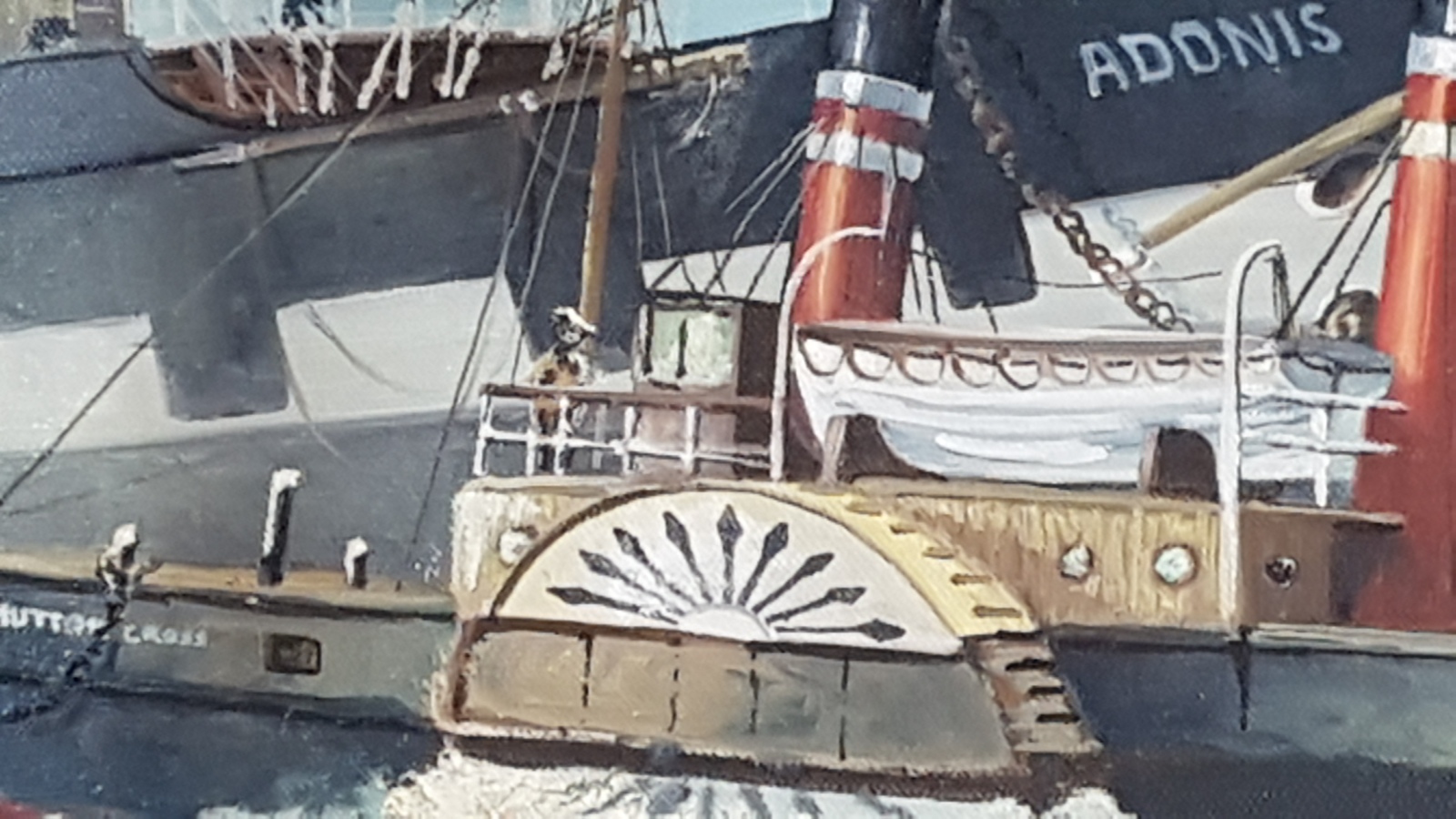 20th c. Clippers On the Open Sea, signed by P J Boville