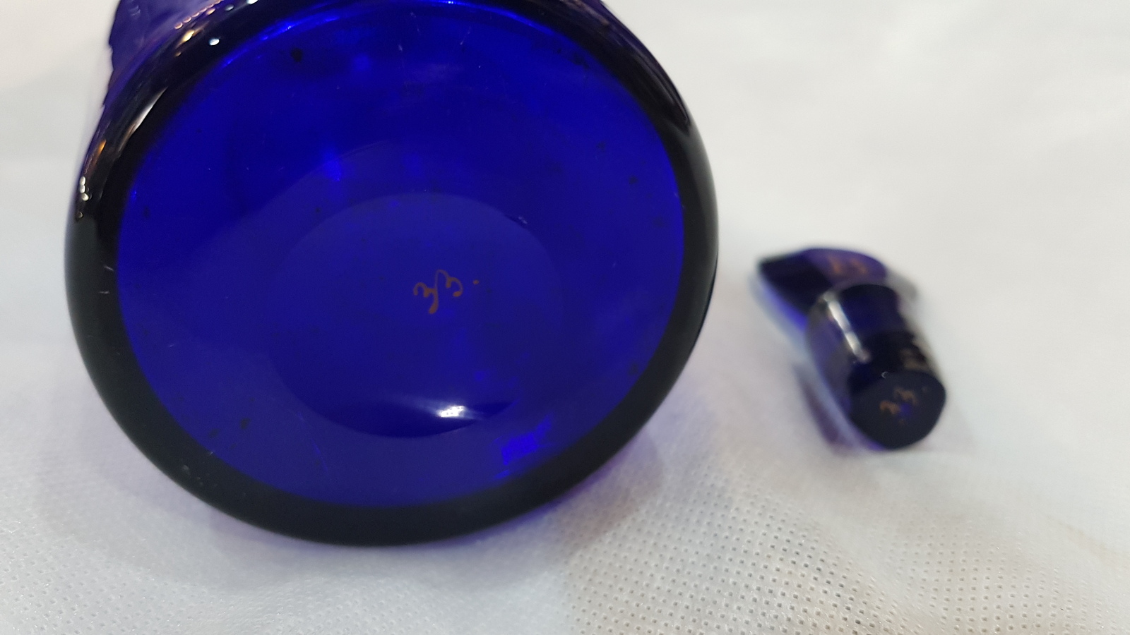 Rare 19th Century Bristol Blue Decanter