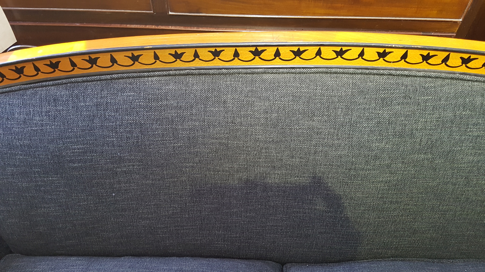 A Vintage Biedermeier Scroll End Two Seater Settee