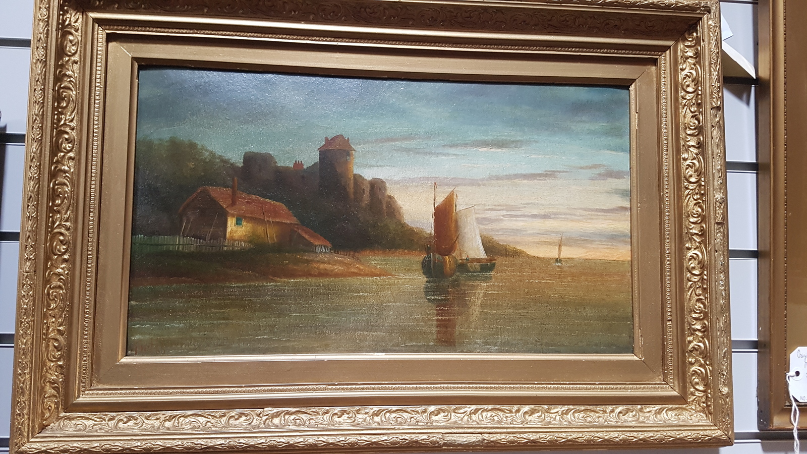 Discover our collection of 20th-century oil on board coastal scene paintings. All pieces are signed, framed, and in great condition. Measuring 47x70cm. Shop now!