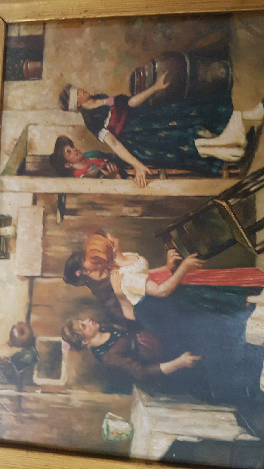 Discover a 19th-century oil on board painting by Ernst Muller. Explore this signed and framed masterpiece, measuring 50 x 45 cm. Buy now!