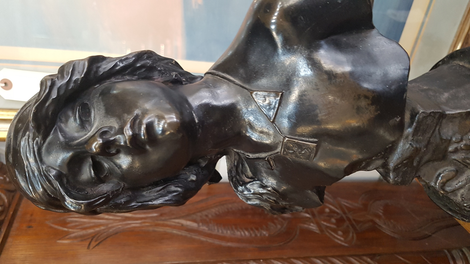 "Saida"  A filled Bronz Bust