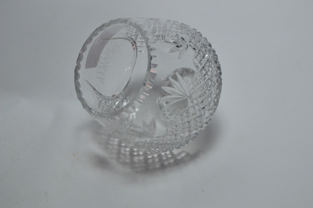 Discover our exquisite collection of engraved 'Allied Dunbar' cut glass bowls. High-quality, detailed craftsmanship. Shop now and enhance your dining experience.