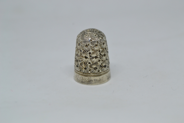 White Metal Thimble