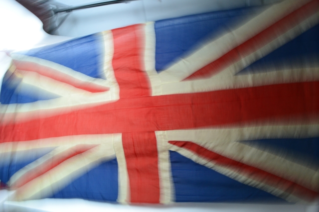 Union Jack Flag - Hand Stitched - Wartime. 