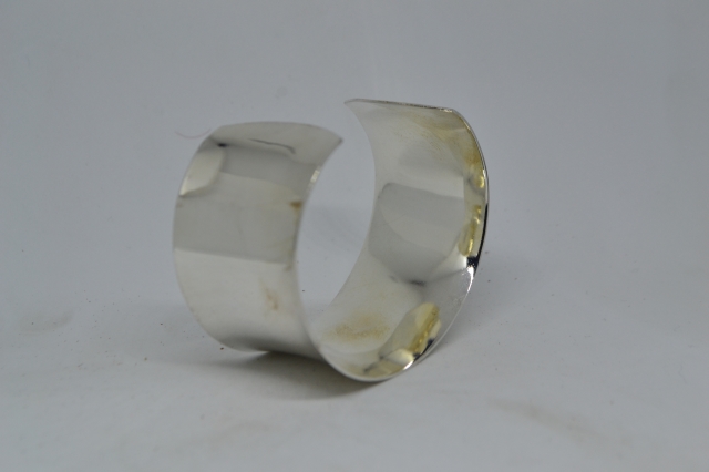 Silver 925 Thick Bangle
