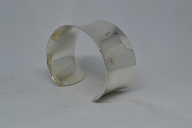 Silver 925 Thick Bangle