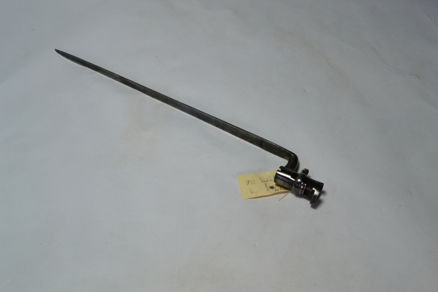 Discover the unique Swedish bayonet for the 1857 percussion rifle. Packed with historical details and facts! Browse our collection now and delve into history!