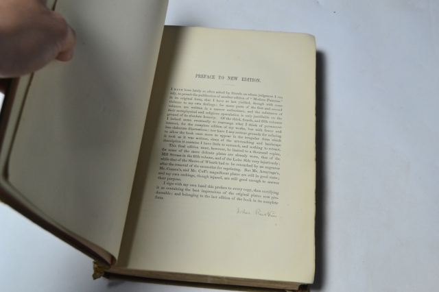 Discover John Ruskin's signed Modern Painters series. Explore all five volumes online. Rare editions available! Order now for fast delivery.