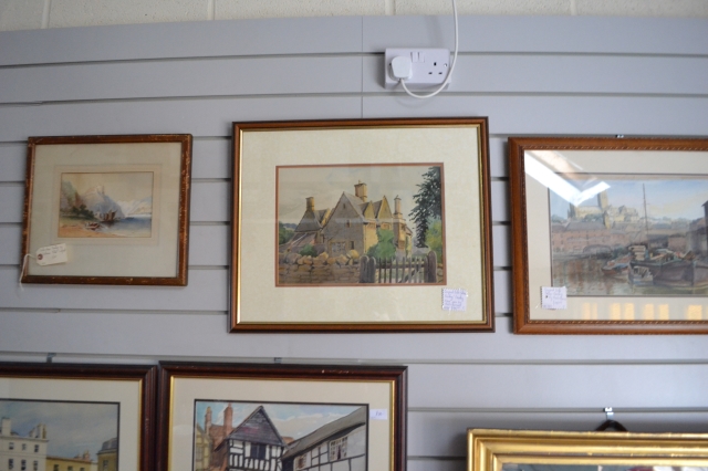 Explore the serene beauty of Anita Primrose's Country House scene, a masterful watercolour painting in size 57cm x 50cm. Order now and transform your space today!