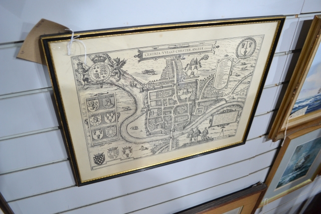 Explore our collection of 17th century Old Chester map prints. Perfect for history enthusiasts. Add nostalgia to your walls. Browse and buy today!