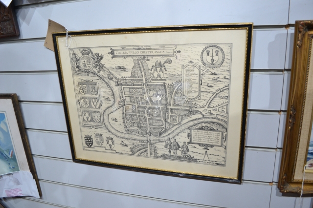 Explore our collection of 17th century Old Chester map prints. Perfect for history enthusiasts. Add nostalgia to your walls. Browse and buy today!