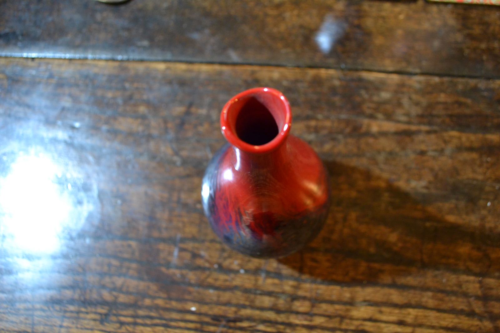 Discover our exquisite Royal Doulton Flambe Vase, Model 1612. At 21cm high with a unique veined design, it's a must for collectors. Shop now!